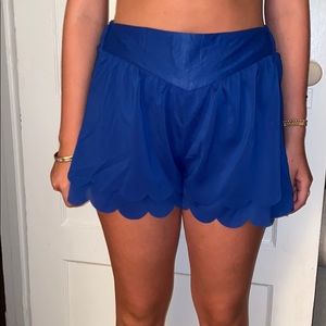 Blue shorts